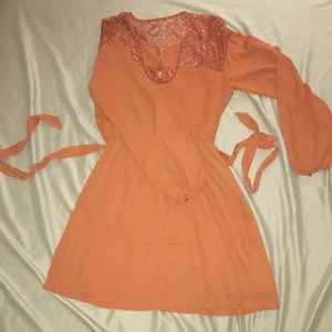 Mine light brown dress